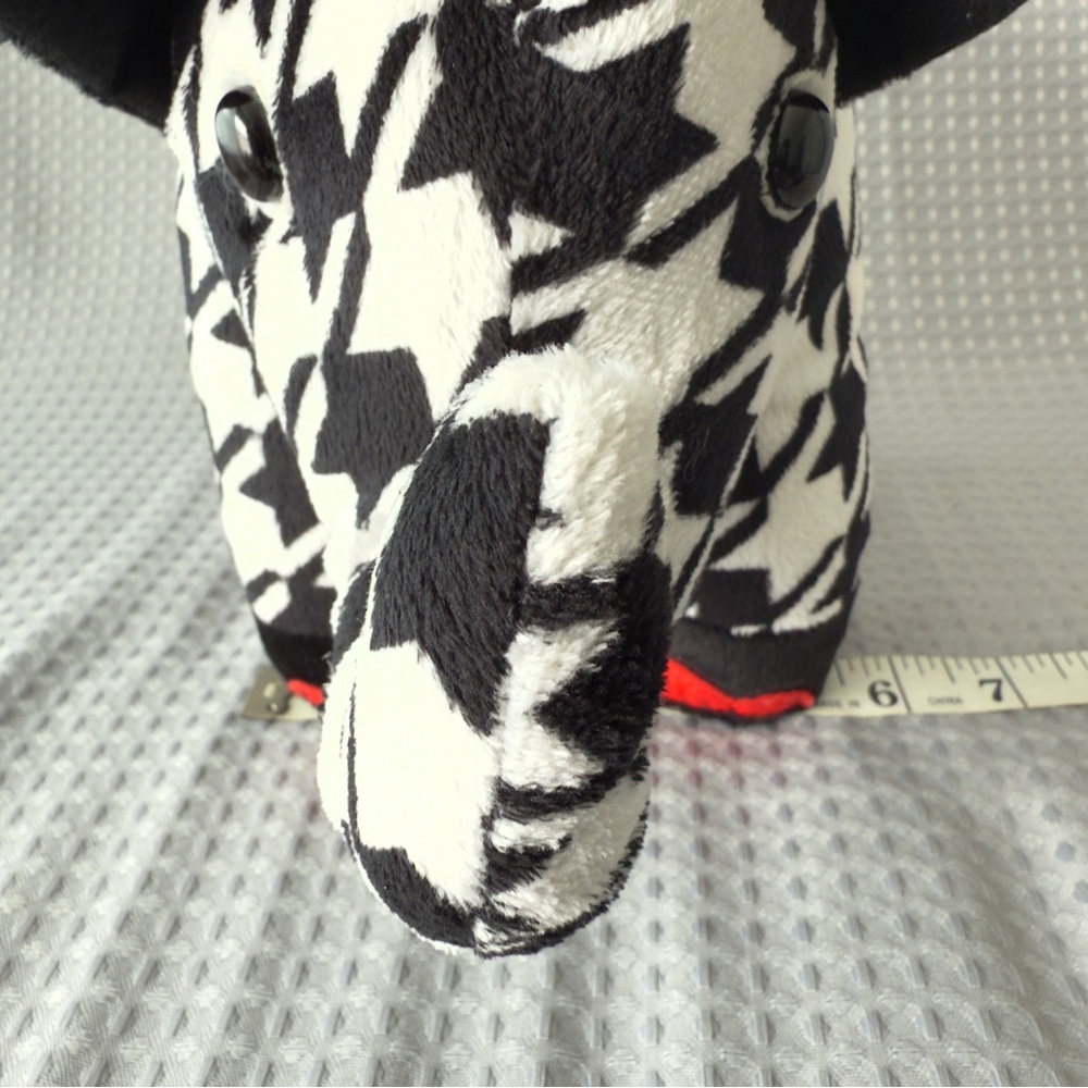 Fiesta Couture 9” Houndstooth Elephant Plush Stuffed Animal Alabama Crimson Tide - Picture 9 of 9